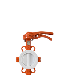 |Lever Fully Lined Fluorine Butterfly Valve|